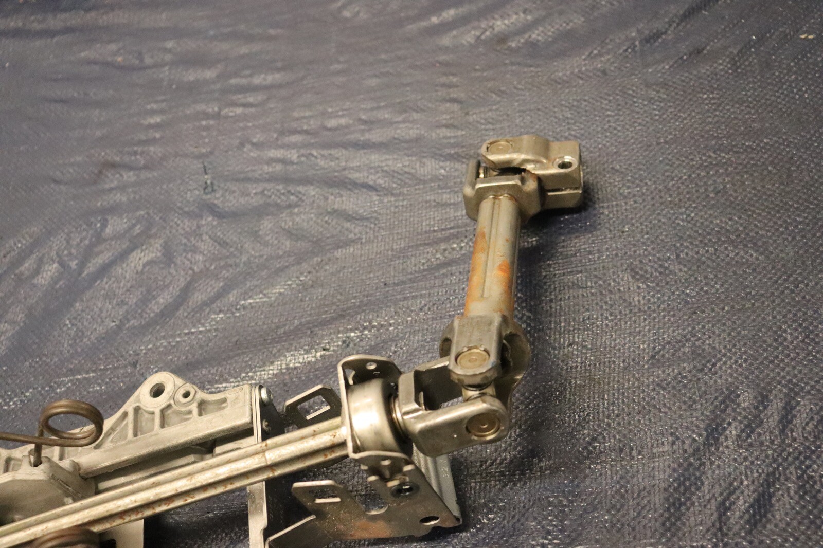 2012 AUDI R8 5.2 QUATTRO SPYDER V10 OEM STEERING COLUMN W INGITION & KEY #1256
