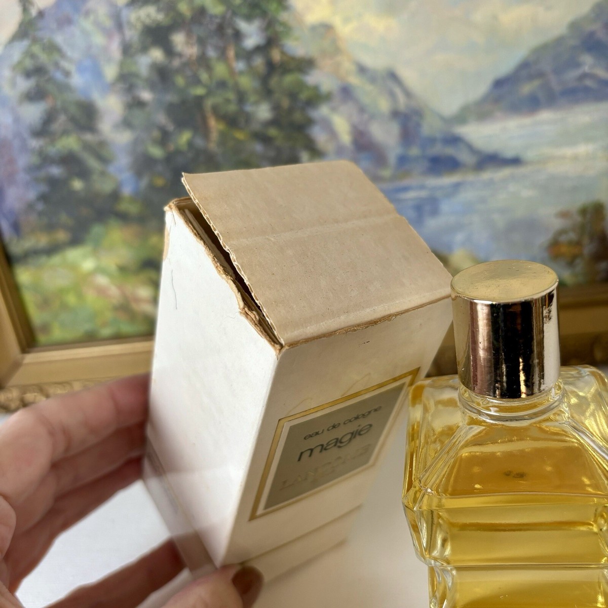 READ Vintage Lancome MAGIE Cologne Splash 2 oz perfume + BOX