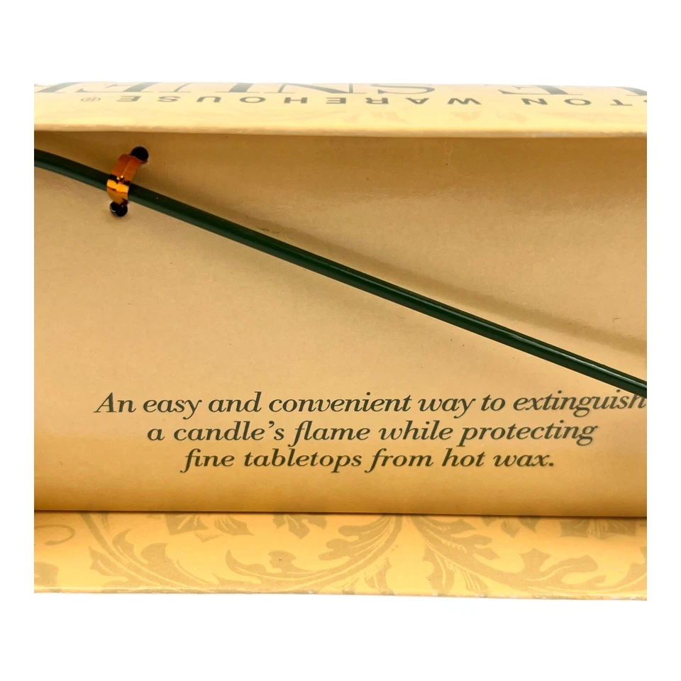 Boston Warehouse Papá Noel Vela Apagador 1998 Navidad Decoración Vacaciones Foto 3 de 4