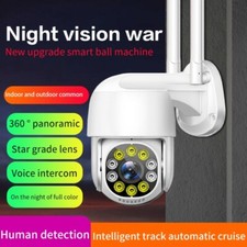5MP PTZ Camera Waterproof Security Cam Wifi w/ Hotspot Two-Way Voice Intercom