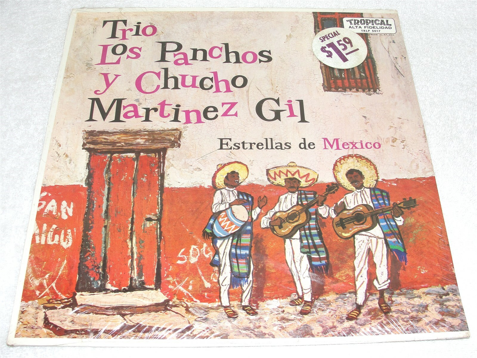 Trio Los Panchos y Chucho Martinez "Estrellas de Mexico" 1959 Latin LP,SEALED!