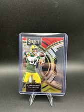 2023 Panini Select - Premier Red & Yellow Die-Cut #118 Carrington Valentine