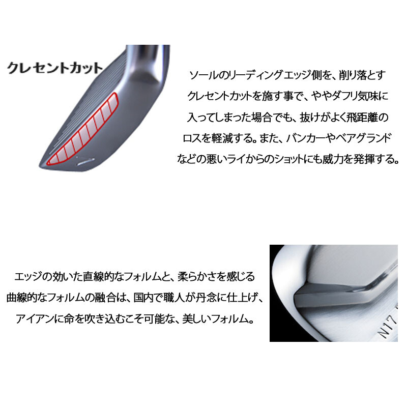 Head Only Geotech Golf Japan 2023 PROTOTYPE N17 Forged Iron