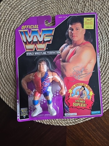 WWF Hasbro Purple Card Scott Steiner Brothers Wres...