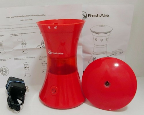 Fresh Aire Personal Portable Ultrasonic Humidifier Up To 8 Hrs Whisper Quiet - Picture 5 of 11