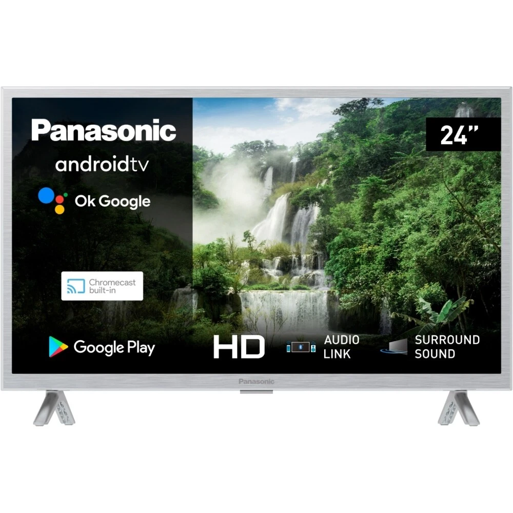 Panasonic TX-24LSW504S HD LED Fernseher silber 24 Zoll Bluetooth 