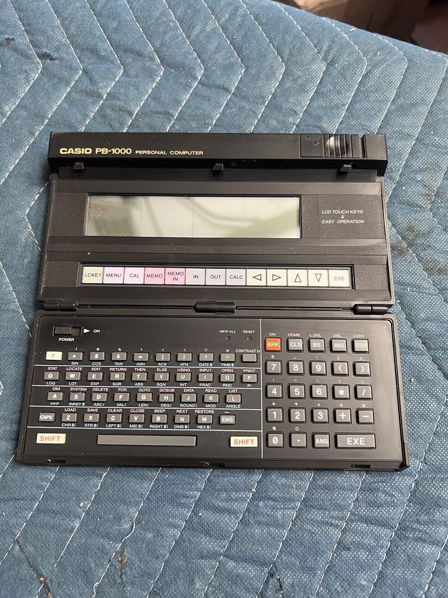 Vintage CASIO PB-1000 Pocket Personal Computer Working. | eBay