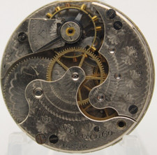 1903 ELGIN POCKET WATCH MOVEMENT 9965930 GRADE 206 6s 7j SF