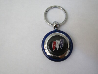 BUICK SKYLARK CENTURY REGAL LESABRE ELECTRA CENTURION KEYCHAIN BLUE TRANSPARENT