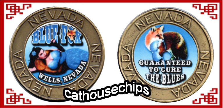 Blue Fox Wells NEVADA Legal Brothel Brass Coin Cat House Whore House
