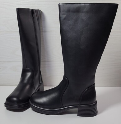 Madden Girl Size Black Knee High Boots New Without Box Casual