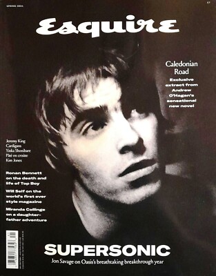 ESQUIRE UK Spring 2024 LIAM GALLAGHER Jon Savage auf ''''Oasis'''' KIM JONES @ NEU