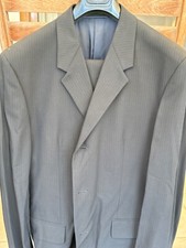 calvin klein suit men stripe black