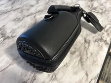 Caddy-O® Black Zippered Insulated Wine Bottle Carry Case Tote Chiller