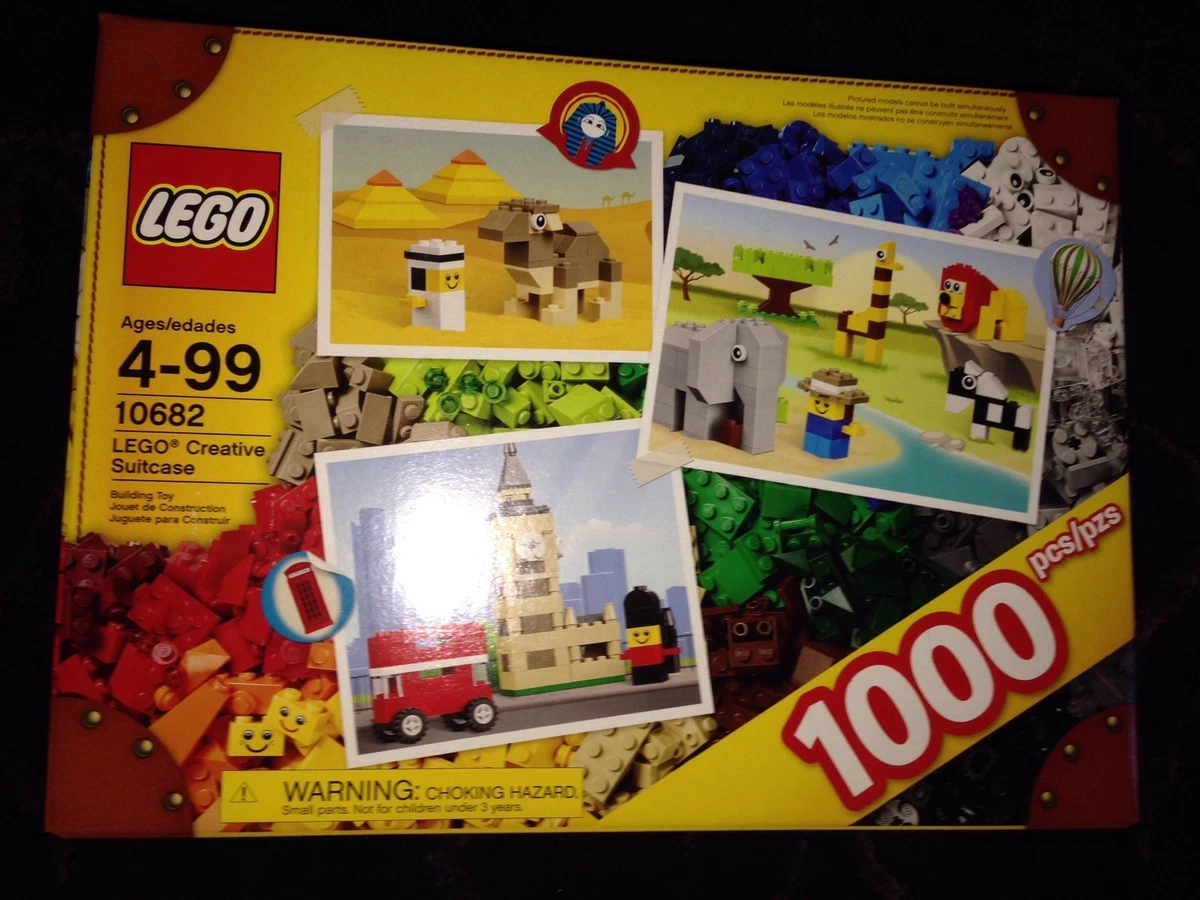 New LEGO 10682 Creative SuitCase 1000 pieces Pcs Bricks Rare Retired