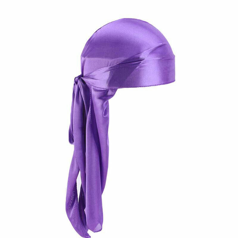 Velvet Silky Durag Hat Cap Unisex Women Premium Designer Doo Rag Wave UK**