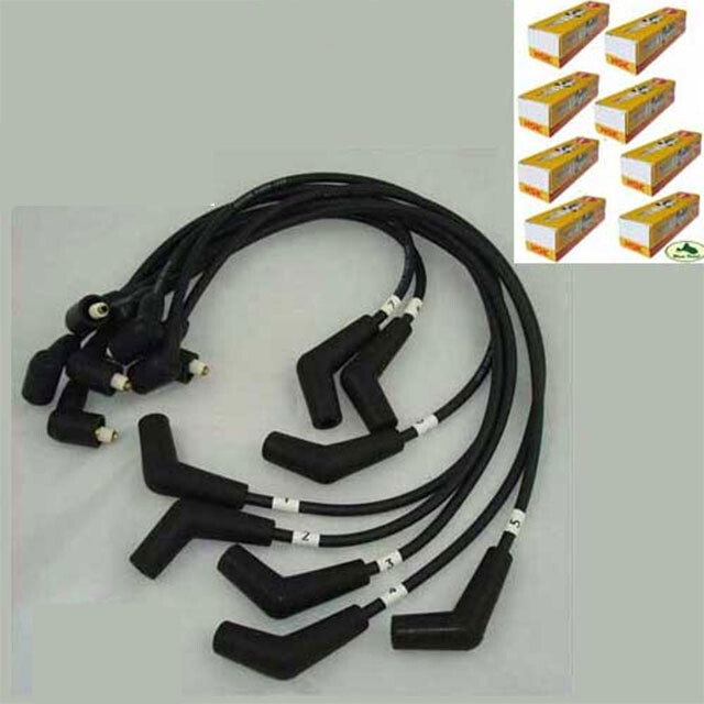 LAND ROVER IGNITION WIRES SPARK PLUGS SET DISCOVERY 2 RANGE P38 MR0139 NGK