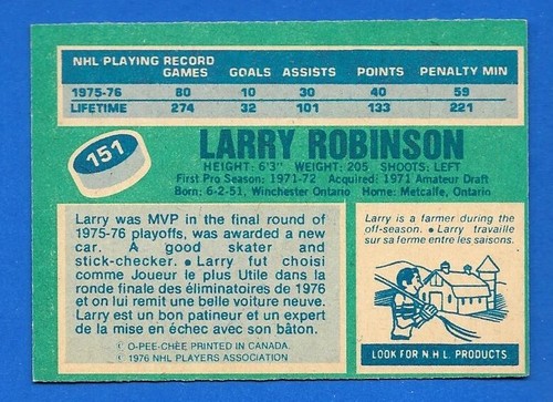 1976-77 OPC 76-77 O PEE CHEE NHL HOCKEY CARD & ERROR VARIATION 132-264 SEE LIST - Picture 78 of 345