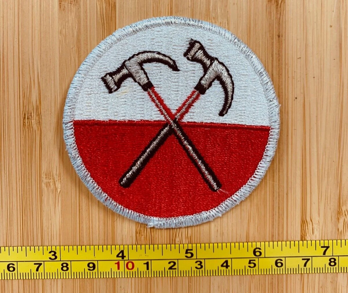 Pink Floyd The Wall "Hammers" Embroidered Patch NOS Vintage Not a reproduction