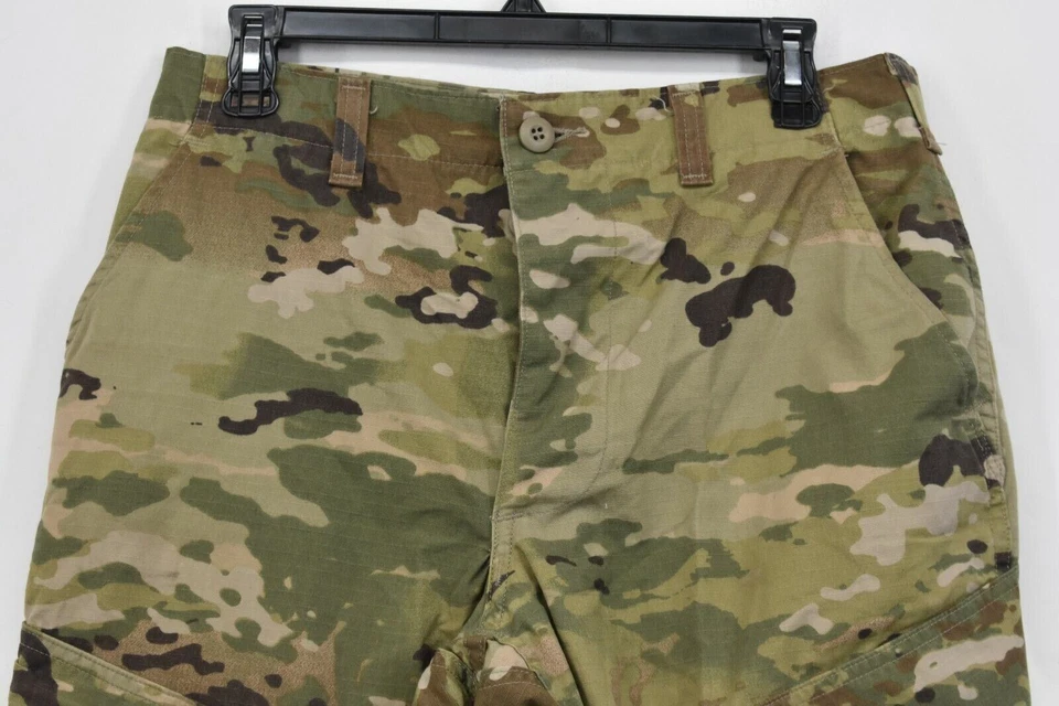 Army Unisex Camo Comfort-Fit Cinched Hem Hiking Safari Cargo Capri Pants S/S - Image 3 of 4