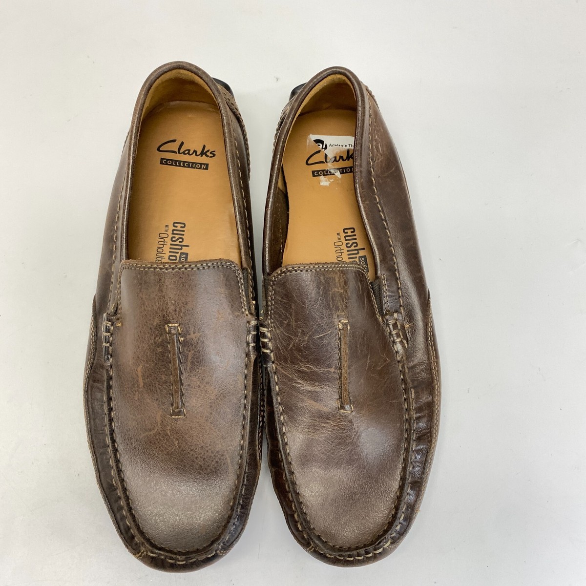 Clarks Men’s Ashmont Race Soft Leather Loafer Cushion Ortholite Driving Shoe Clarks Mens Ashmont Race Driving Style Loafer Sneaker Clarks  main image 2
