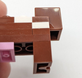 LEGO 21114 Minecraft Lot - Minifigures: Steve, Skeleton & Reddish Brown Cow (min