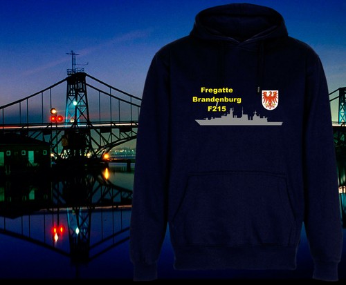 Marine#2 F 215, Fregatte Brandenburg, F215, F-215, Shirt,Polo,Hoody, bis 6XL - Picture 10 of 11