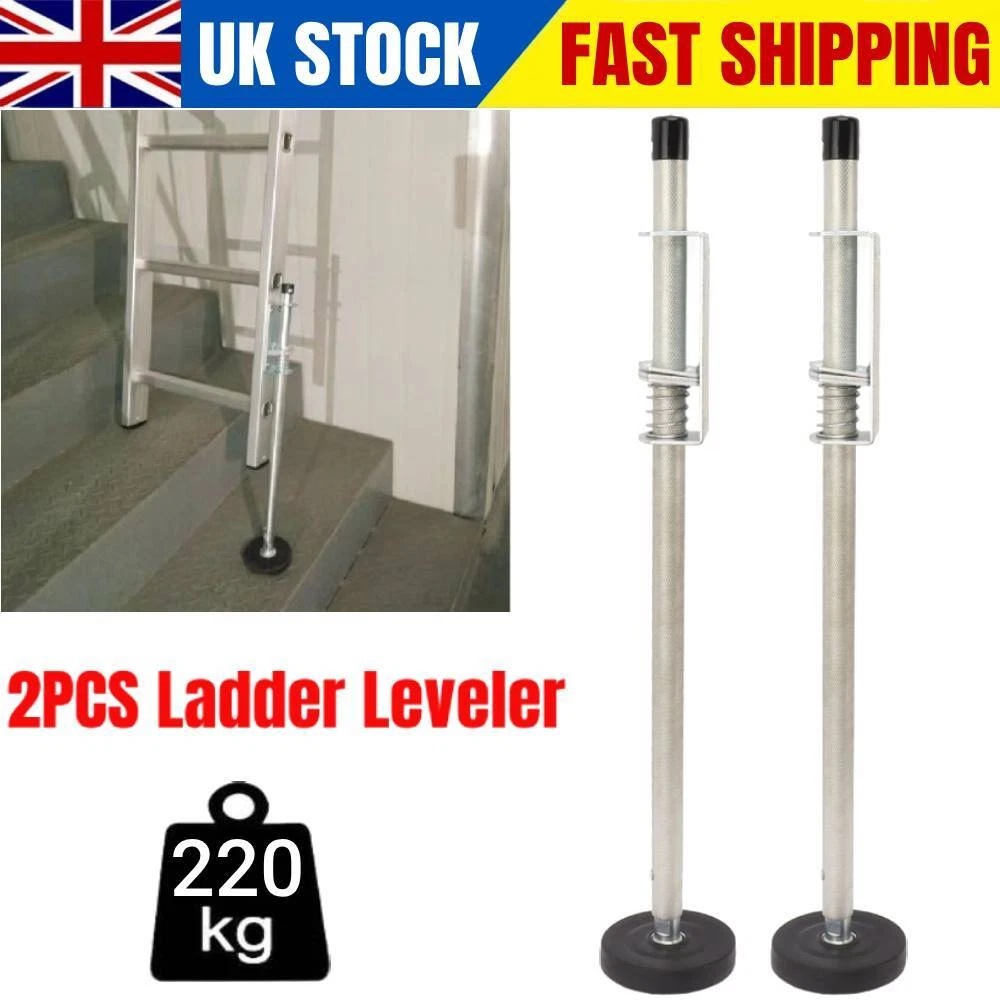 1Pair Ladder Leveler for Extension Ladders Stabilizer Leg Leveling