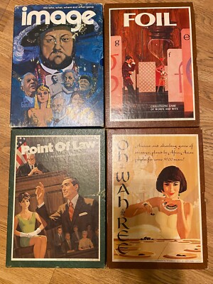 Vintage 3m Bookself Point of Law Image Oh Wah Ree Foil Game Lot Bundle of 4