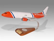 Boeing 737-400 HM Coastguard Desk Wood Airplane New Model Small Scale 1/130