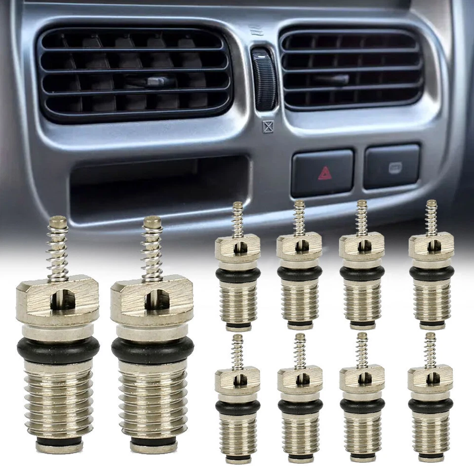 10 Pcs A/C R134A Valve Core Car Air Conditioning Core Needle Repair Accessories - Image 2 of 4