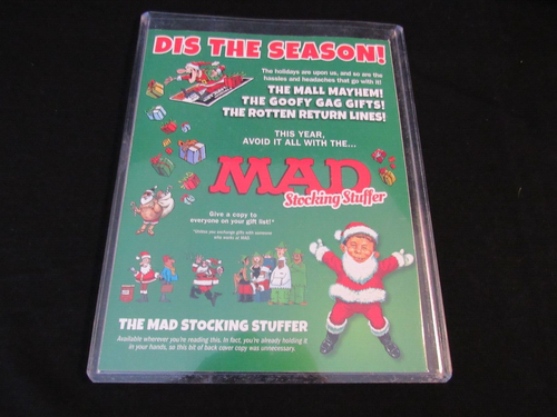 Sonderausgabe Neuauflage MAD Magazin Strumpf Füller 2021 Ho-Hum Holiday Mirth! - Bild 2 von 2