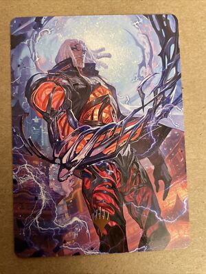 gold stamped art cards mtg Brightglass Gearhulk Card (Gold-Stamped Signature) Art Series: Aetherdrift (ADFT) #53 Card // Card Rarity Season of Loss Art Card