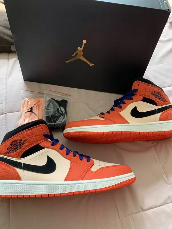 Jordan 1 best sale team orange black