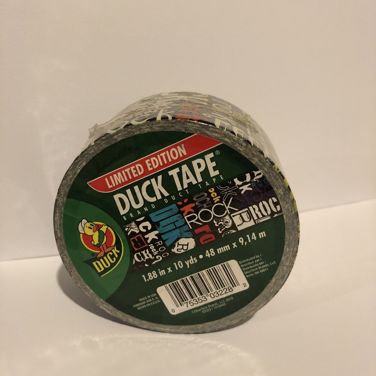 Rock Themed Duck Tape 10 Yds x 1.88