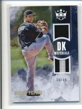 DILLION PETERS 2018 DIAMOND KINGS DK MATERIALS DUAL JERSEY PATCH #34/49 AH4221