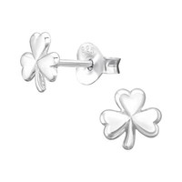 Kleeblatt Kinder Ohrringe 925 Silber FüR MäDchen Ohrstecker Schmuck Geschenk