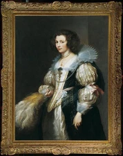 Handmade Old Master-Art Antique Oil Painting girl women on canvas 24"x36"