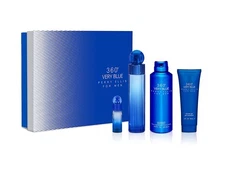 Perry Ellis Men's 360 Degrees Very Blue Men Gift Set Fragrances 844061012608