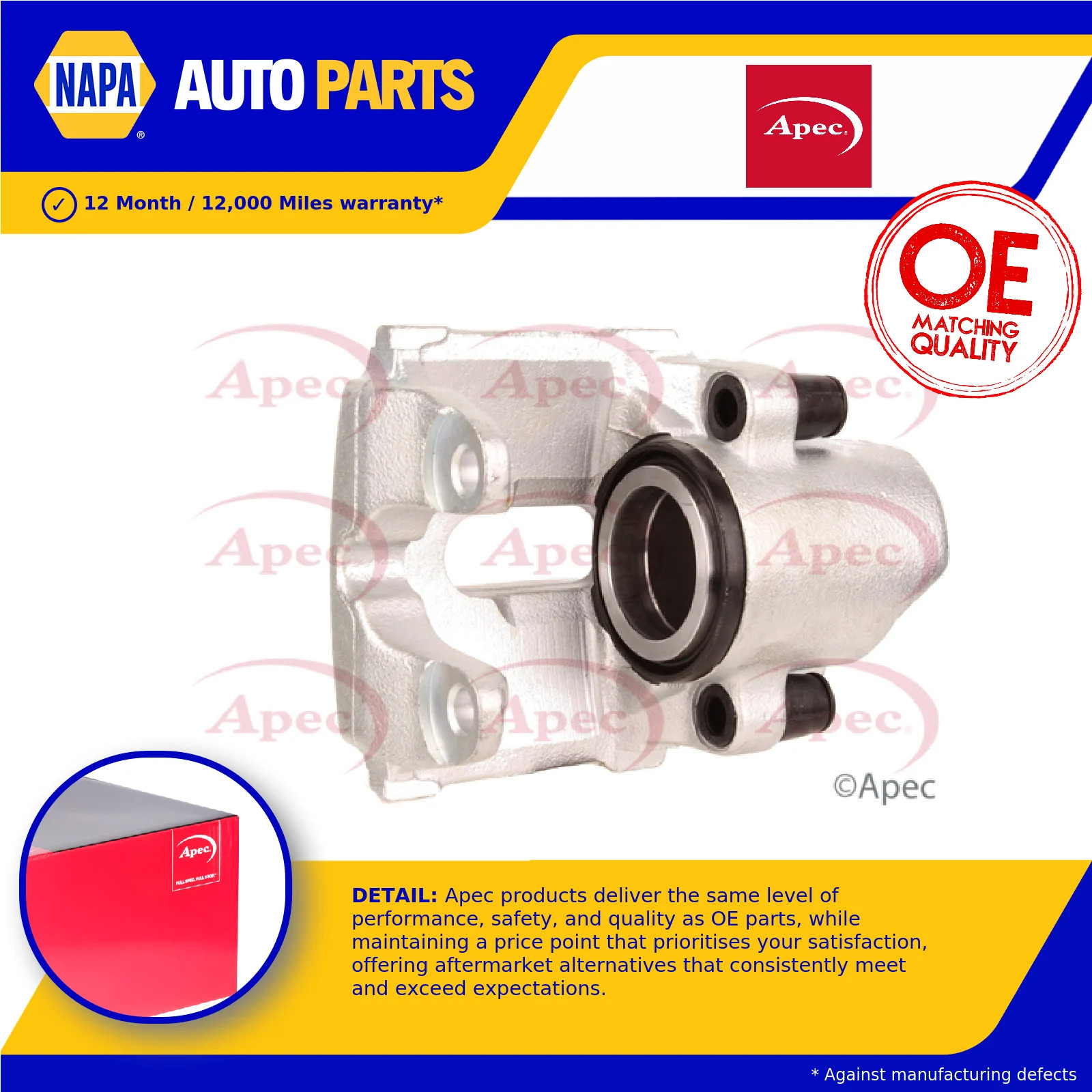 Brake Caliper LCA211N Apec 34111163303 34111163643 34111166231 34116752425 New