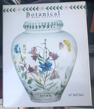 Botanical by Home Essentials 10" Bell Vase NEW In Box!