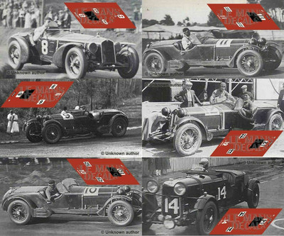 Decals Alfa Romeo 8C 2300 Le Mans 1932 1:32 1:43 1:24 1:18 decals