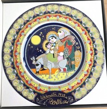 Rosenthal Bjorn Wiinblad Weihnachtsteller 1979 OVP
