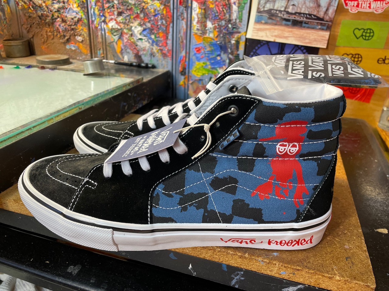 Vans Skate Sk8-Hi Krooked By Natas Size US 11.5 Men New VN0A
