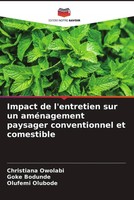Christiana Owolabi (U. A.) | Impact De L'entretien Sur Un AméNagement...