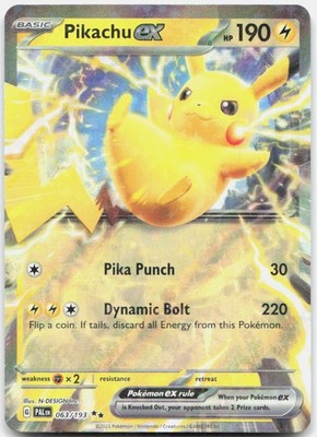 Pikachu ex PAL 063/193 Holo