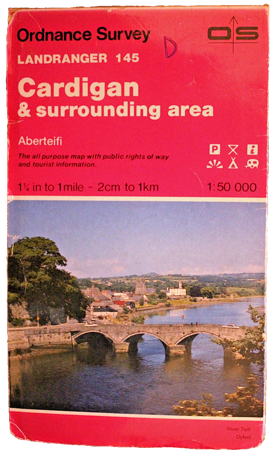 Ordnance Survey Landranger Sheet 145 Cardigan & surrounding area 2nd