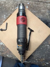 Chicago Pneumatic Straight Drill 3/8 Chuck Good Condition