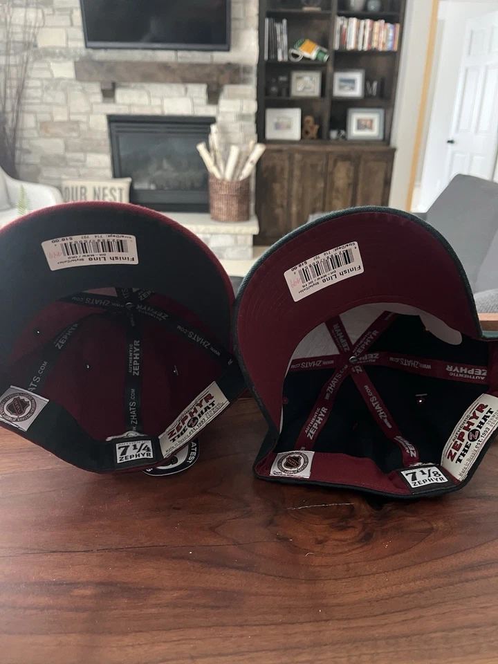 Minnesota Wild Original/Retro Hockey Hat (Red 7 1/4 or Green 7 1/8) - Image 3 of 4