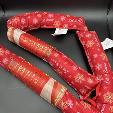 2 Pack NWT Holiday Christmas Door & Window Draft Stopper Guard Energy Saving ￼
